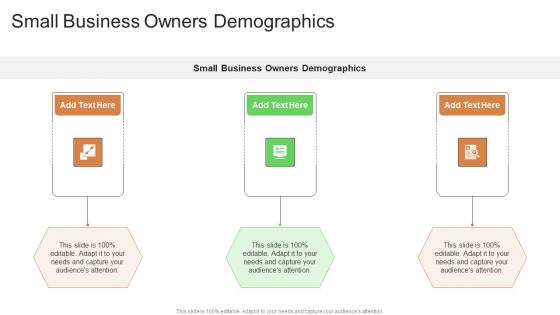 Small Business Owners Demographics In Powerpoint And Google Slides Cpb