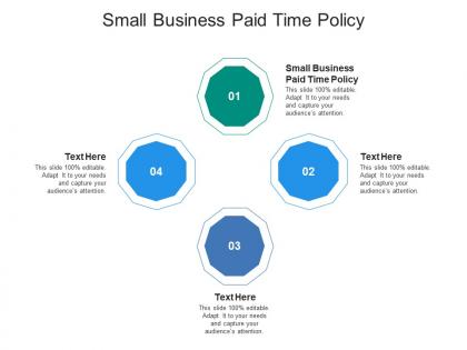 Small business paid time policy ppt powerpoint presentation professional elements cpb
