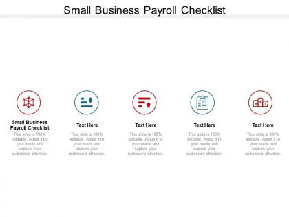 Small business payroll checklist ppt powerpoint presentation gallery samples cpb