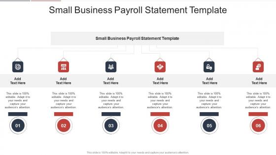 Small Business Payroll Statement Template In Powerpoint And Google Slides Cpb