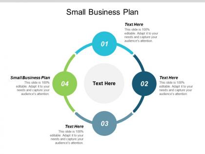 Small business plan ppt powerpoint presentation slides icons cpb