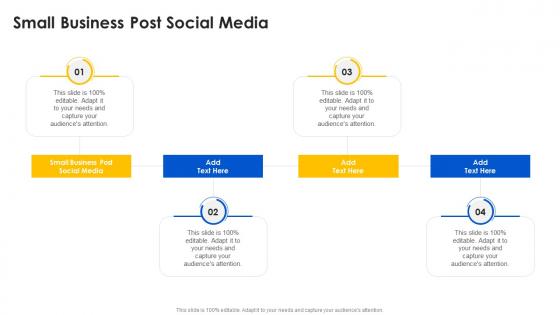 Small Business Post Social Media In Powerpoint And Google Slides Cpb