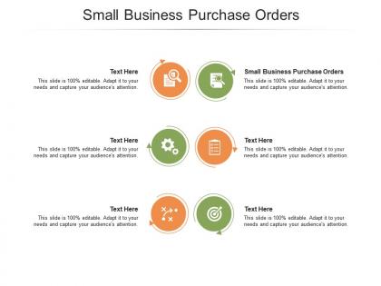 Small business purchase orders ppt powerpoint presentation slides example topics cpb