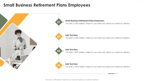 Small Business Retirement Plans Employees In Powerpoint And Google Slides Cpb