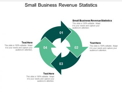 Small business revenue statistics ppt powerpoint presentation pictures templates cpb