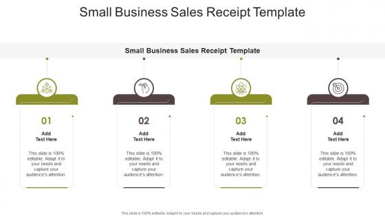 Small Business Sales Receipt Template In Powerpoint And Google Slides Cpb