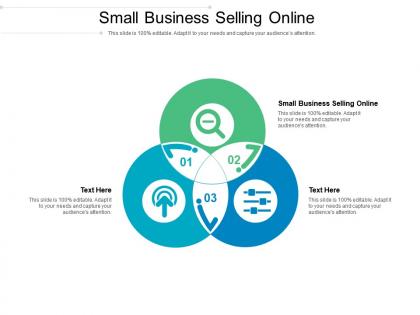 Small business selling online ppt powerpoint presentation styles shapes cpb