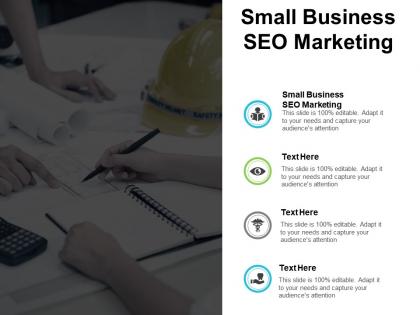Small business seo marketing ppt powerpoint presentation infographic template information cpb