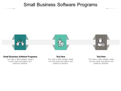 Small business software programs ppt powerpoint presentation ideas visuals cpb