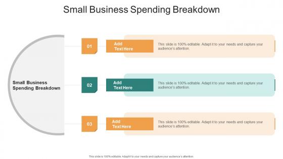 Small Business Spending Breakdown In Powerpoint And Google Slides Cpb