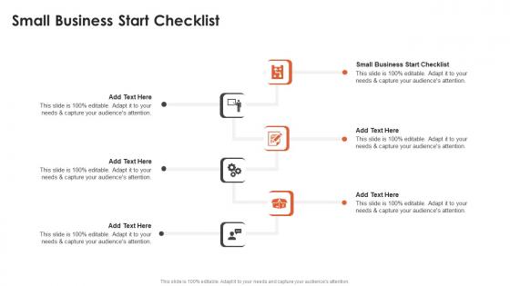 Small Business Start Checklist In Powerpoint And Google Slides Cpb