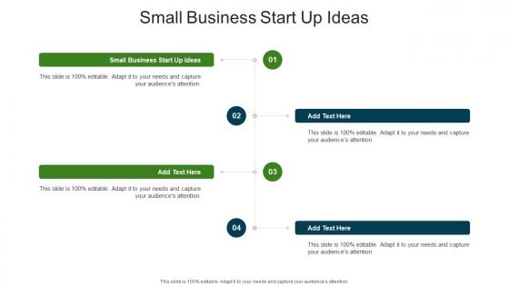 Small Business Start Up Ideas In Powerpoint And Google Slides Cpb