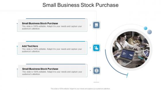 Small Business Stock Purchase In Powerpoint And Google Slides Cpb
