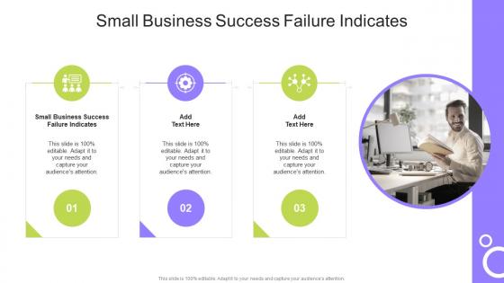 Small Business Success Failure Indicates In Powerpoint And Google Slides Cpb