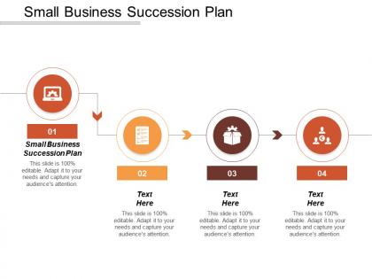 Small business succession plan ppt powerpoint presentation infographic template examples cpb