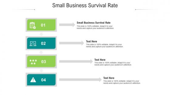 Small business survival rate ppt powerpoint presentation summary graphics design cpb