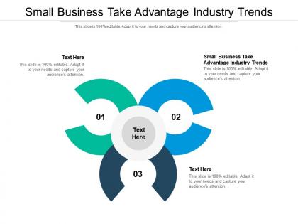 Small business take advantage industry trends ppt powerpoint presentation portfolio slide cpb