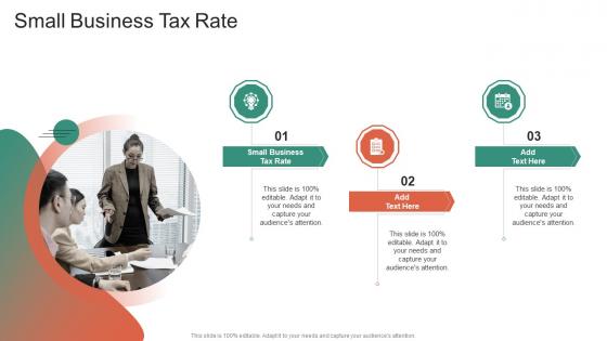 Small Business Tax Rate In Powerpoint And Google Slides Cpb