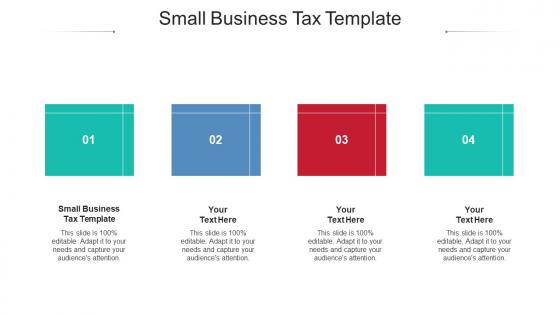Small Business Tax Template Ppt Powerpoint Presentation Icon Design Ideas Cpb