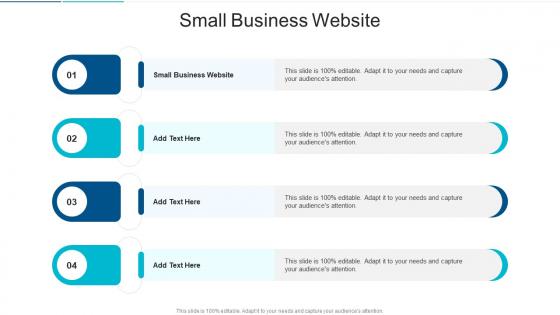 Small Business Website In Powerpoint And Google Slides Cpb