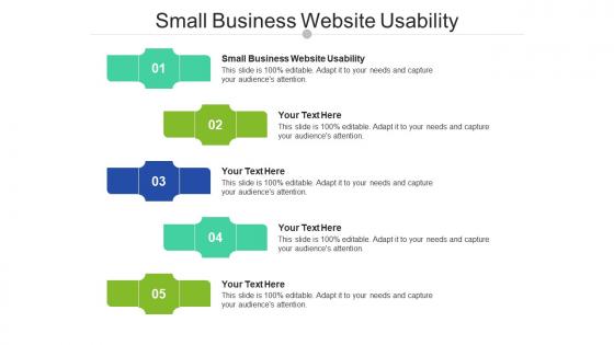 Small business website usability ppt powerpoint presentation ideas graphics download cpb