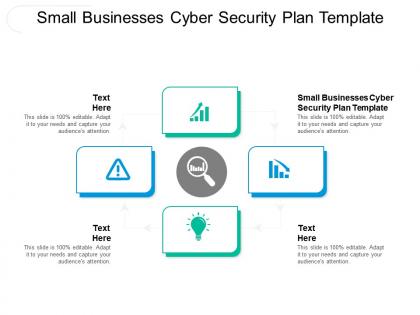 Small businesses cyber security plan template ppt powerpoint presentation outline slides cpb