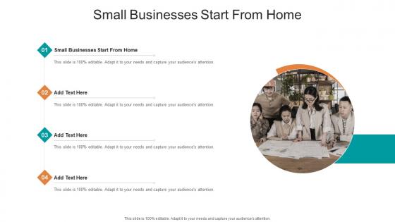 Small Businesses Start From Home In Powerpoint And Google Slides Cpb