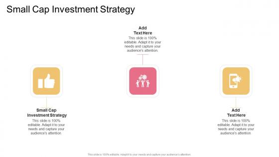 Small Cap Investment Strategy In Powerpoint And Google Slides Cpb