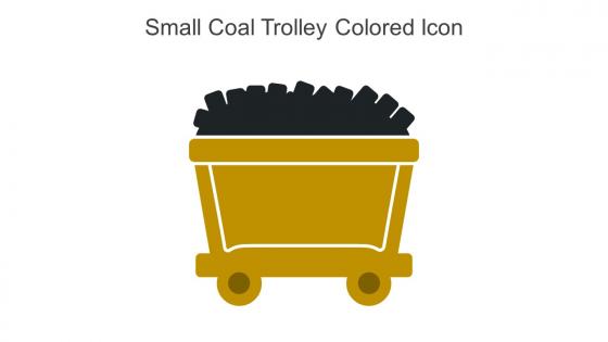 Small Coal Trolley Colored Icon In Powerpoint Pptx Png And Editable Eps Format
