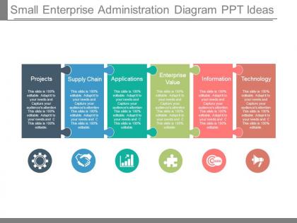 Small enterprise administration diagram ppt ideas