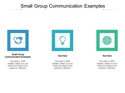 Small group communication examples ppt powerpoint presentation slides rules cpb