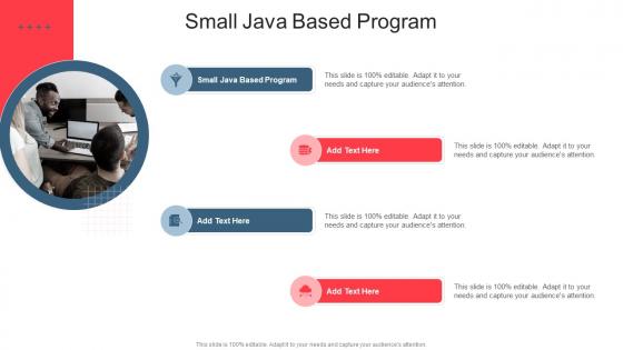 Small Java Based Program In Powerpoint And Google Slides Cpb