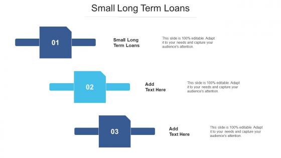 Small Long Term Loans Ppt Powerpoint Presentation Infographics Designs Cpb