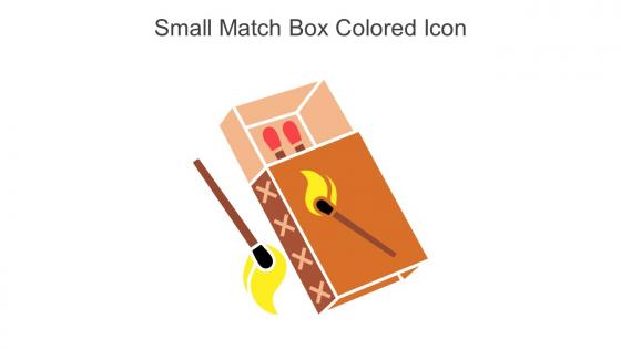 Small Match Box Colored Icon In Powerpoint Pptx Png And Editable Eps Format