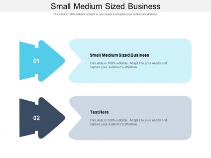 Small medium sized business ppt powerpoint presentation professional deck cpb