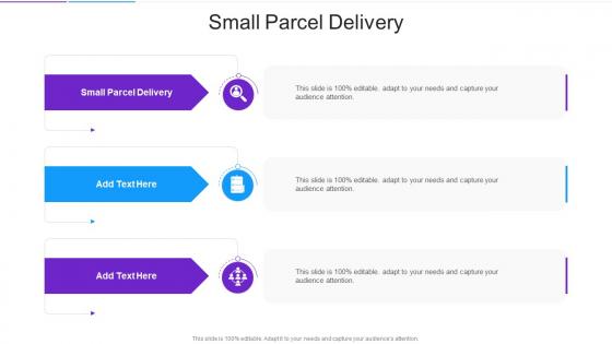 Small Parcel Delivery In Powerpoint And Google Slides Cpb