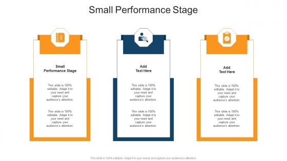 Small Performance Stage In Powerpoint And Google Slides Cpb