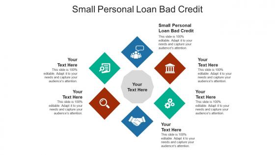 Small personal loan bad credit ppt powerpoint presentation model slide portrait cpb