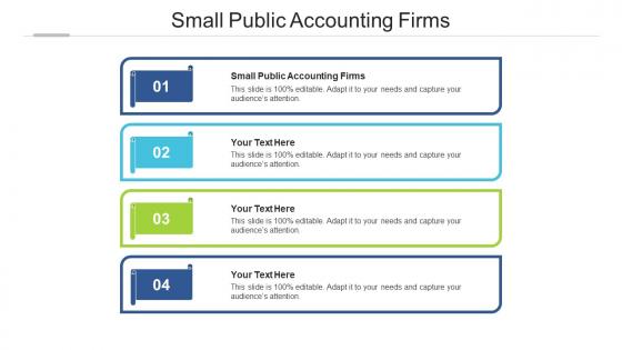 Small public accounting firms ppt powerpoint presentation gallery diagrams cpb