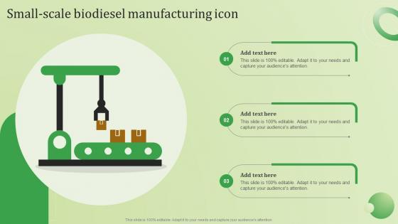 Small Scale Biodiesel Manufacturing Icon