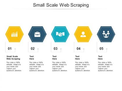 Small scale web scraping ppt powerpoint presentation icon graphics design cpb