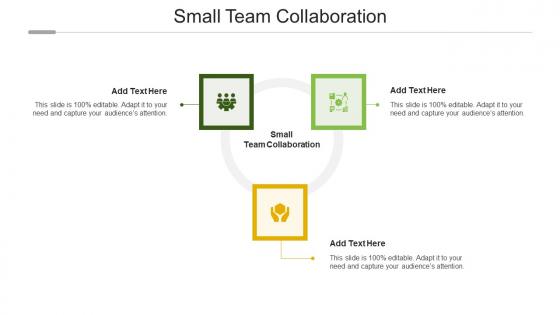 Small Team Collaboration Ppt Powerpoint Presentation Summary Inspiration Cpb
