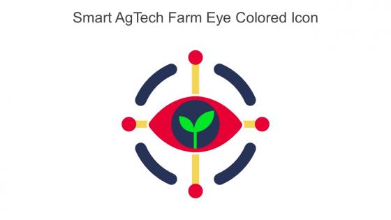 Smart AgTech Farm Eye Colored Icon In Powerpoint Pptx Png And Editable Eps Format
