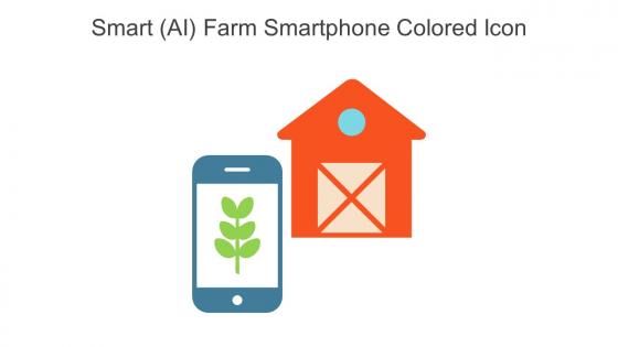 Smart AI Farm Smartphone Colored Icon In Powerpoint Pptx Png And Editable Eps Format