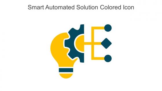Smart Automated Solution Colored Icon In Powerpoint Pptx Png And Editable Eps Format
