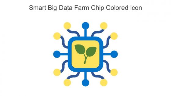 Smart Big Data Farm Chip Colored Icon In Powerpoint Pptx Png And Editable Eps Format