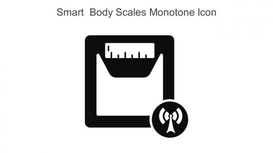 Smart Body Scales Monotone Icon In Powerpoint Pptx Png And Editable Eps Format
