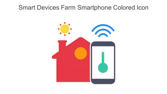 Smart Devices Farm Smartphone Colored Icon In Powerpoint Pptx Png And Editable Eps Format