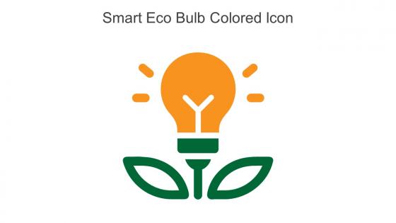 Smart Eco Bulb Colored Icon In Powerpoint Pptx Png And Editable Eps Format