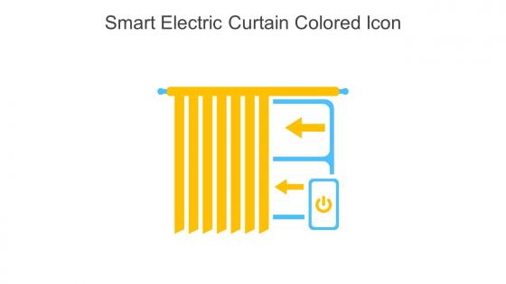 Smart Electric Curtain Colored Icon In Powerpoint Pptx Png And Editable Eps Format